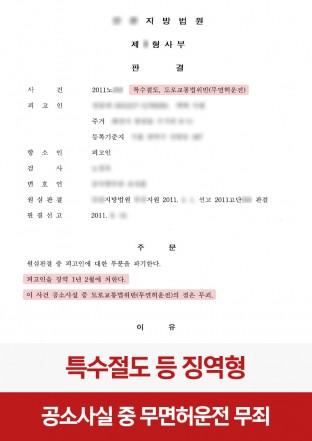 특수절도, 무면허운전, 무면허무죄, 항소, 형사항소, 감형사례, 특수절도혐의